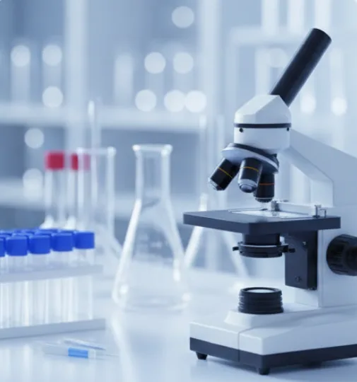 DNA helix representing peptide research at TransformPeptides Australia